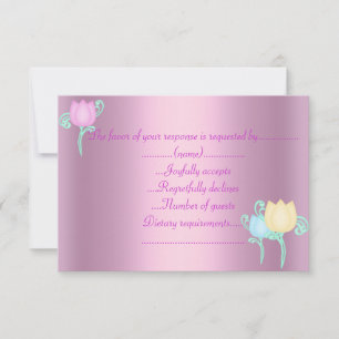 Rosa shimmer sweet sixteen party osa kort