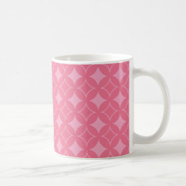 Rosa shippo-mönster kaffemugg