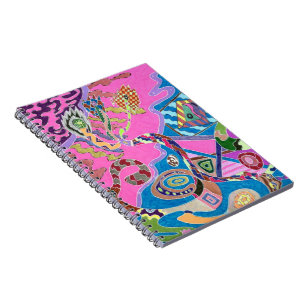 Rosa Shore, Abstrakt Art Anteckningsbok