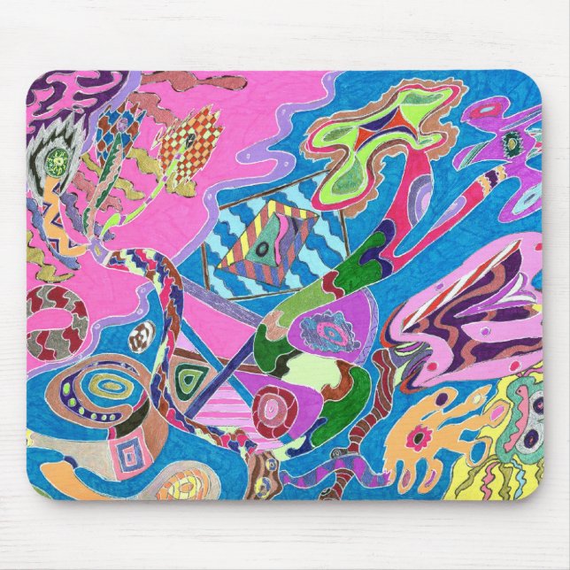 Rosa Shore, Abstrakt Art Musmatta (Framsidan)