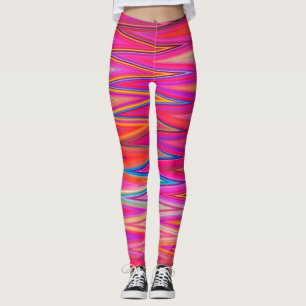 Rosa sicksack leggings