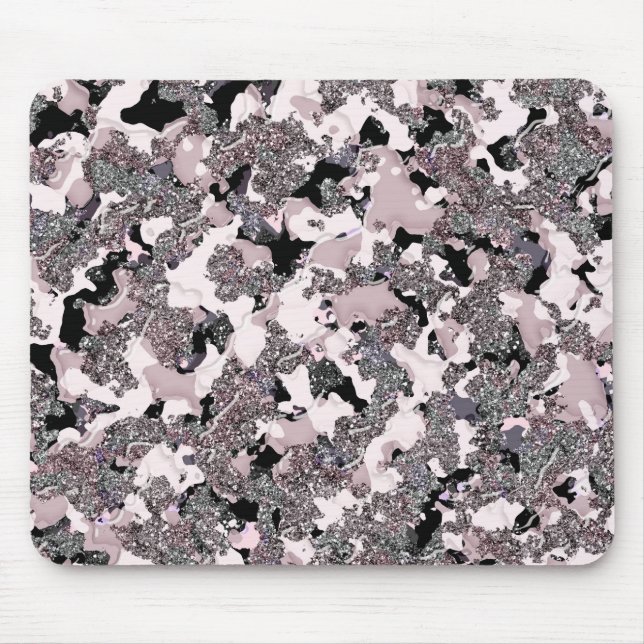 Rosa Silver & Black Beauty Spill Glam Gloss Girly Musmatta (Framsidan)