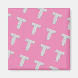 ROSA SILVER BREV T MAGNET