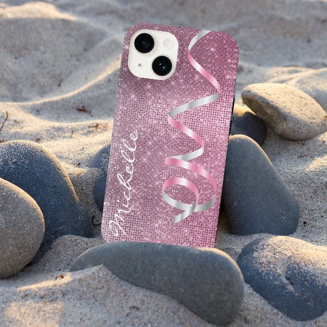 Rosa Silver Gnistra Ribbon Glam (Skapare uppladdad)