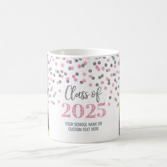 Rosa Silver, klass 2025 Kaffe Mugg (Center)