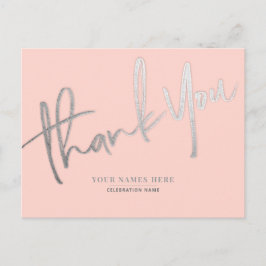 Rosa Silver Tack Kort Elegant Universell