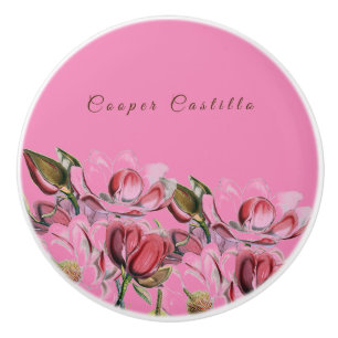 Rosa Simple Professionell Calligraphy Magnolias Knopp