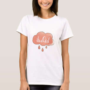 Rosa sin flickkalligrafi Det är en Gender för flic T Shirt