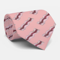Rosa Sizzling Bacon Strips Breakfast Food Tie
