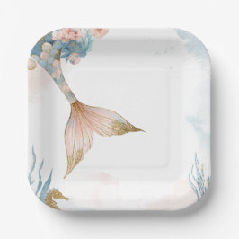  Rosa Sjöjungfru Svan Baby Shower