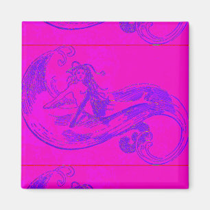 rosa sjöjungfrumagnet magnet