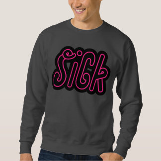 Rosa sjuk tröja långärmad tröja