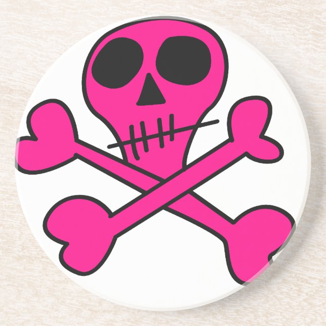 rosa skalle underlägg sandsten (Framsidan)