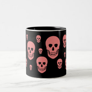 Rosa skallemugg Två-Tonad mugg