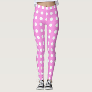 Rosa - Skapa en punktdesign Leggings