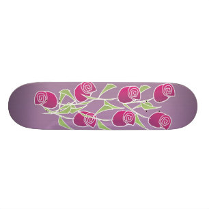 Rosa skateboard bräda 21,5 cm