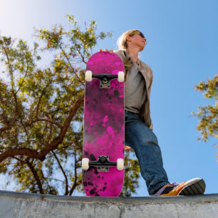 Rosa Skateboard för färgplattor
