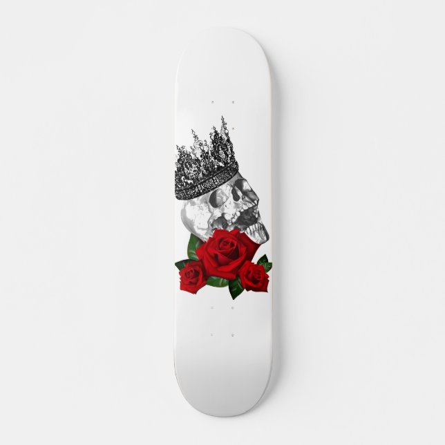 ROSA Skateboard för KRONASKALLE (Framsida)