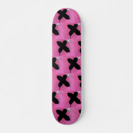 Rosa skateboard. old school skateboard bräda 21,6 cm