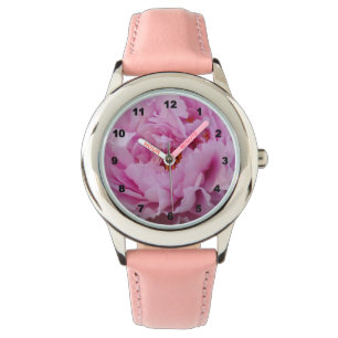 Rosa skönhet Rostfritt stål Rosa armbandsur