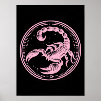 Rosa Skorpion Astrologi Stjärntecken Skorpionen