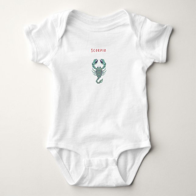 Rosa Skorpion, stjärntecken, stjärnbild T Shirt (Framsida)