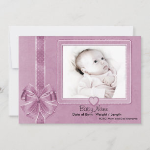 Rosa Skräp Baby meddelande