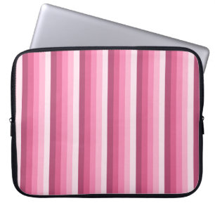 Rosa skuggstrimmor laptop fodral