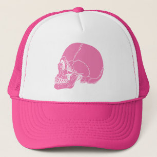 Rosa Skull i profil Keps