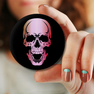 Rosa Skull-knapp Knapp