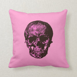 Rosa Skull Kudde