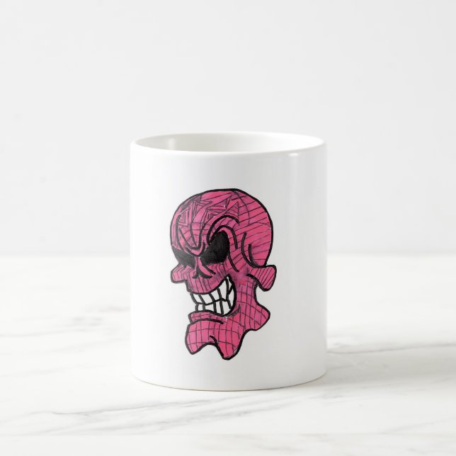 Rosa Skull Mugg (Center)