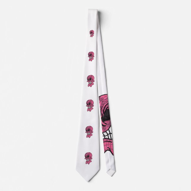Rosa Skull Tie Slips (Framsida)