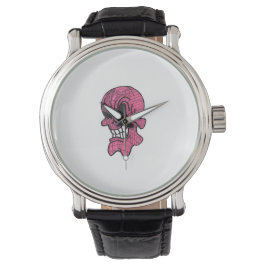 Rosa Skull Watch Armbandsur