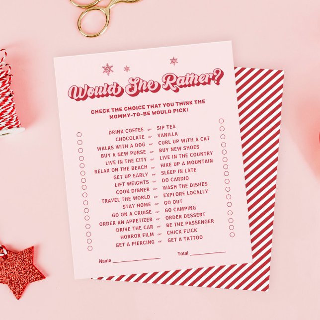 Rosa skulle hon hellre se julbabyspelet. (Skapare uppladdad)