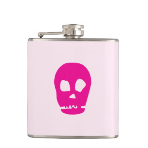 Rosa Skullkolv Fickplunta