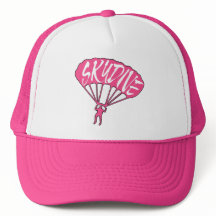 Rosa skydive fanatisk hatt