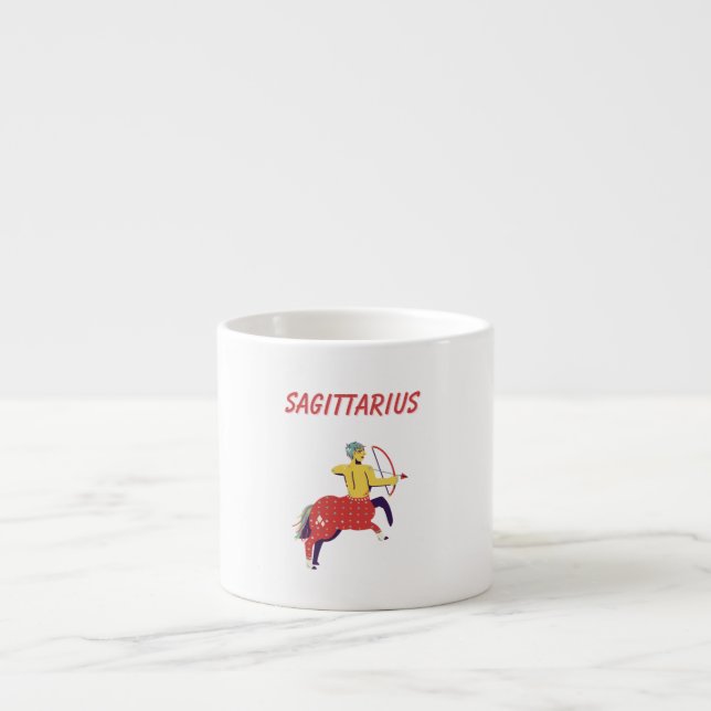 Rosa Skytten, stjärntecken, stjärnbild Espressomugg (Framsidan)