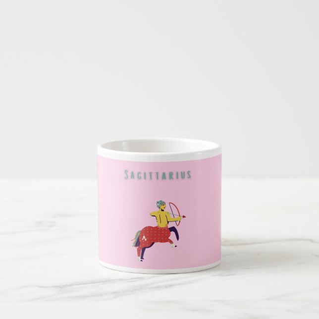 Rosa Skytten, stjärntecken, stjärnbild Espressomugg (Framsidan)