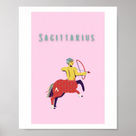 Rosa Skytten, stjärntecken, stjärnbild Poster