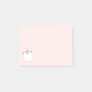 Rosa Sleeping Kattunge Post-it Block