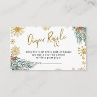 Rosa Sleigh Oh What Roligt Winter Diaper Raffle