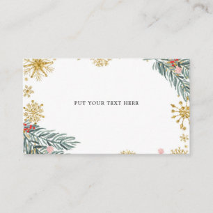 Rosa Sleigh Oh What Roligt Winter Insert Card Tilläggskort