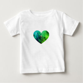 Rosa slemhjärta baby t-shirt