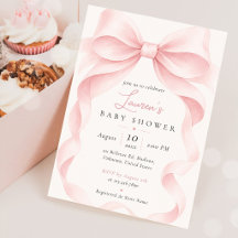 Rosa slinga Coquette-babyshower