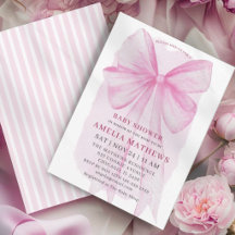 Rosa slinga flicka baby shower