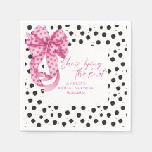 Rosa slinga Hon knyter knuten Bröllopsfest