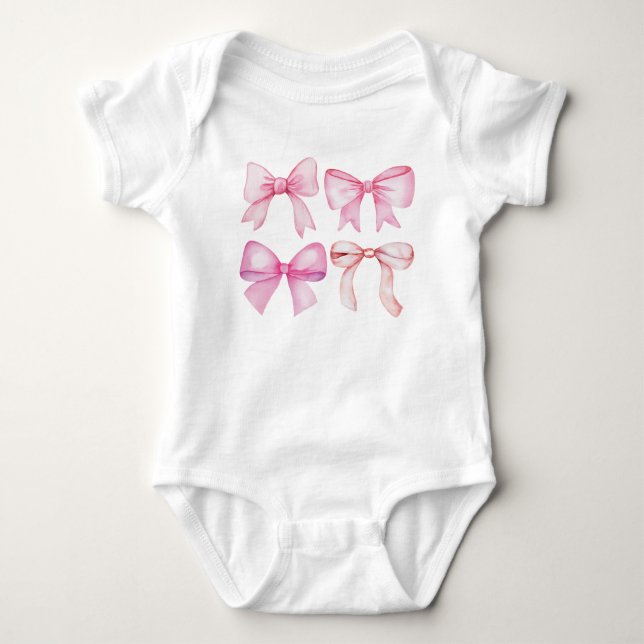 Rosa slingor i akvarell t shirt (Framsida)