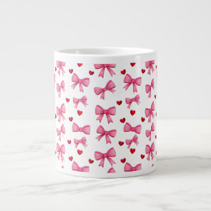 Rosa slingor jumbo mugg