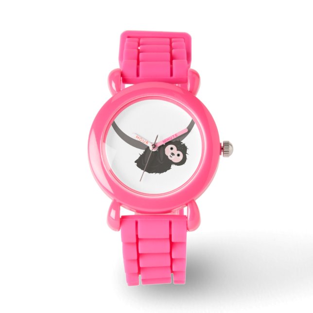 Rosa Sloth Watch Armbandsur (Framsida)